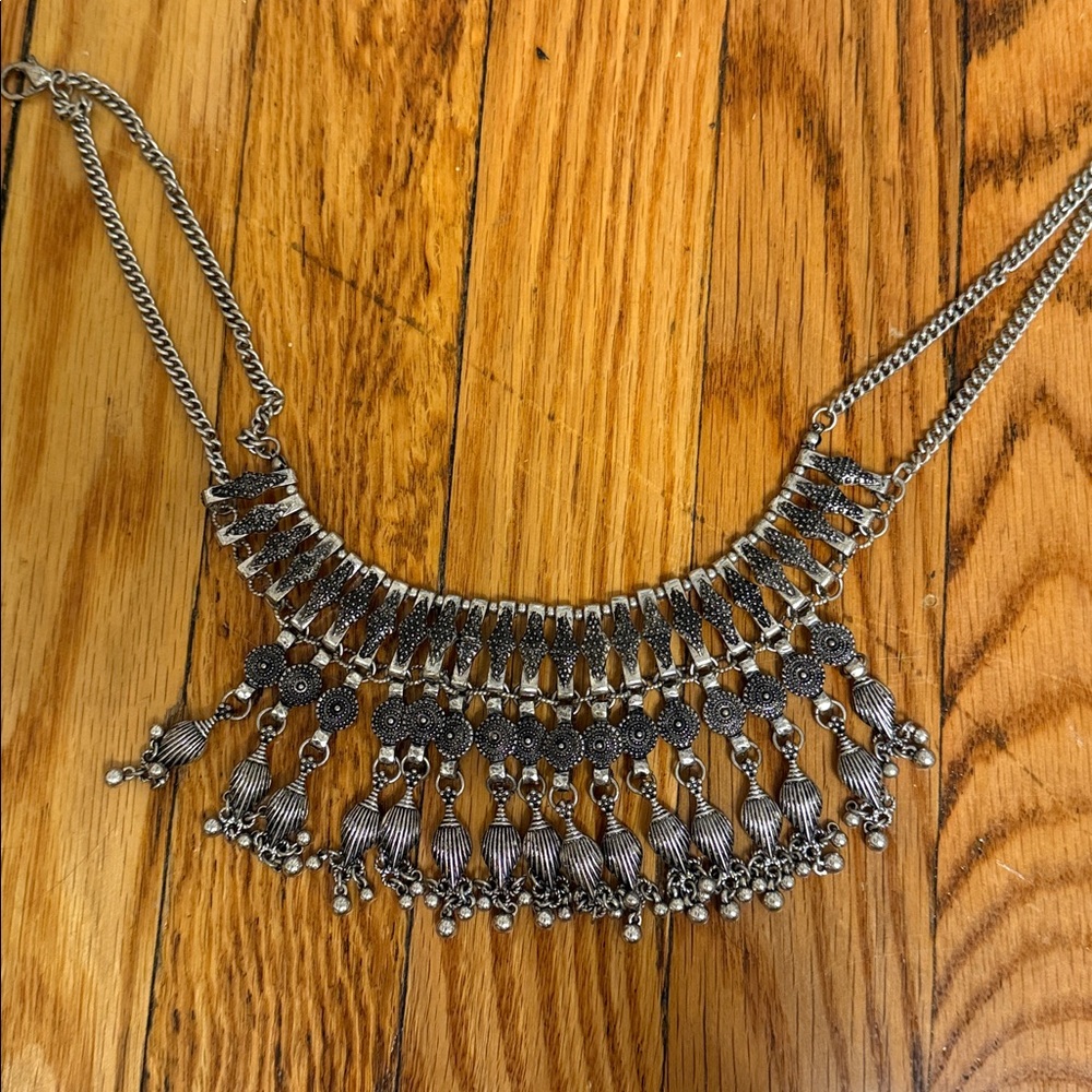 Silver Statement Necklace